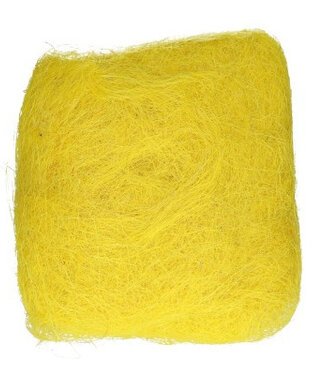 Yellow decoration Sisal 250 grams (x1)