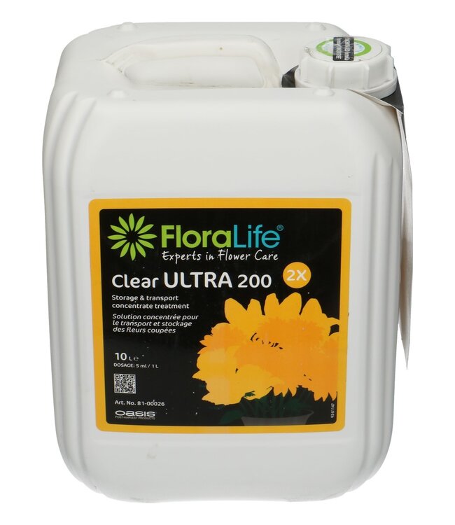 Soin Floralife Ultra 200 Transparent 10L | Peut être commandé par pièce