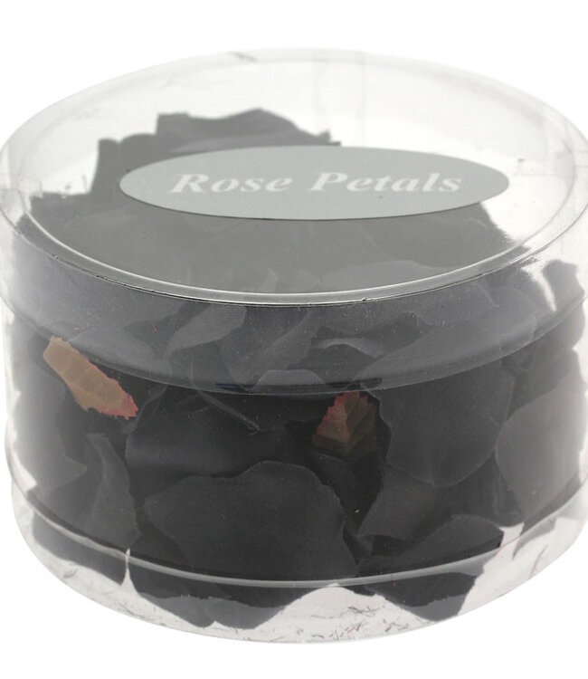 Fleurs artificielles noires Pétales de rose | Par 150 pièces