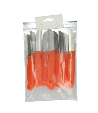 Orange universal knives (x10)