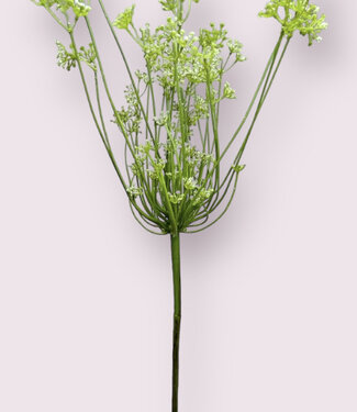 Weißes Allium | Kunstblume aus Seide | 95 Zentimeter