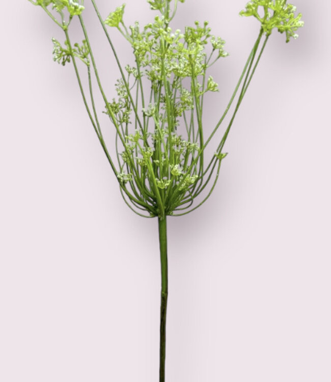 White Allium | Silk artificial flower | Length 95 centimeters