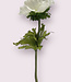 White Anemone | Silk artificial flower | Length 35 centimeters