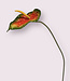 Orange Anthurium | Silk artificial flower | Length 74 centimeters