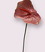 Rosa Anthurium | Kunstblume aus Seide | Länge 70 Zentimeter