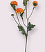 Aster orange | Fleur artificielle en soie | Longueur 68 centimètres