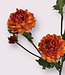 Aster orange | Fleur artificielle en soie | Longueur 68 centimètres