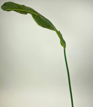 Feuille de bananier verte | fleur artificielle en soie | 100 centimètres
