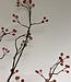 Branche de baies d'oranger | Fleur artificielle en soie | Longueur 95 centimètres