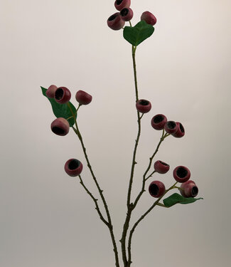 Silk Flowers by JJ Branche de fruits rouges | fleur artificielle en soie | 73 centimètres