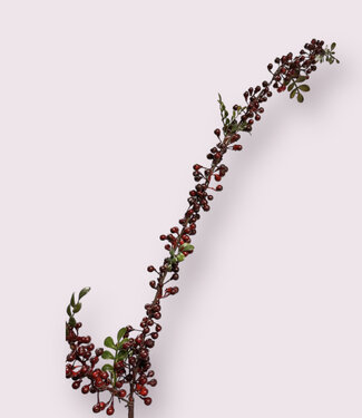 Silk Flowers by JJ Burgundy Berry Branch XL | silk artificial flower | 140 centimeters