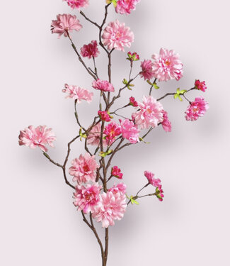 Rosa Blüte | Kunstblume aus Seide | 110 Zentimeter