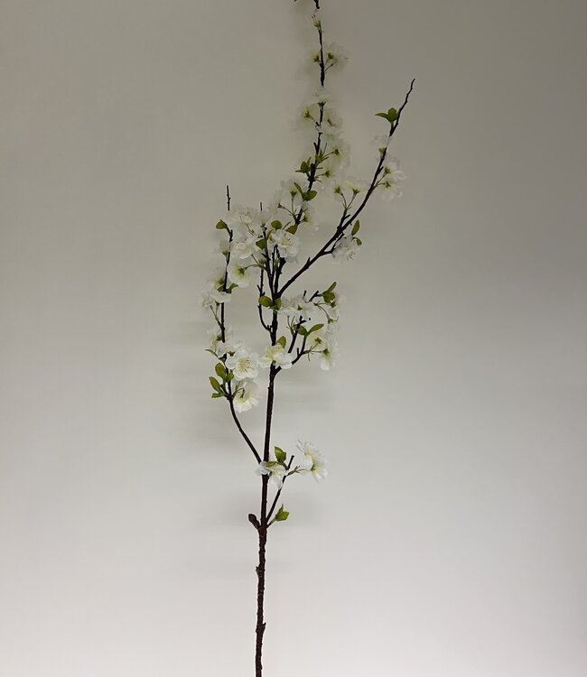 White Blossom | Silk artificial flower | Length 125 centimeters