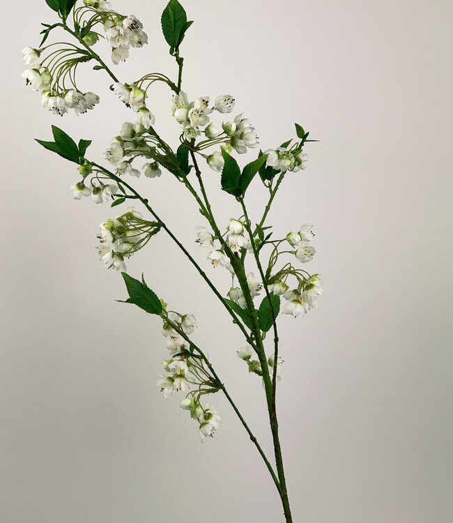 White Blossom | Silk artificial flower | Length 93 centimeters