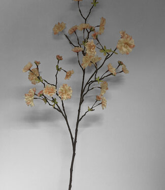 Salmon-colored Blossom | silk artificial flower | 110 centimeters