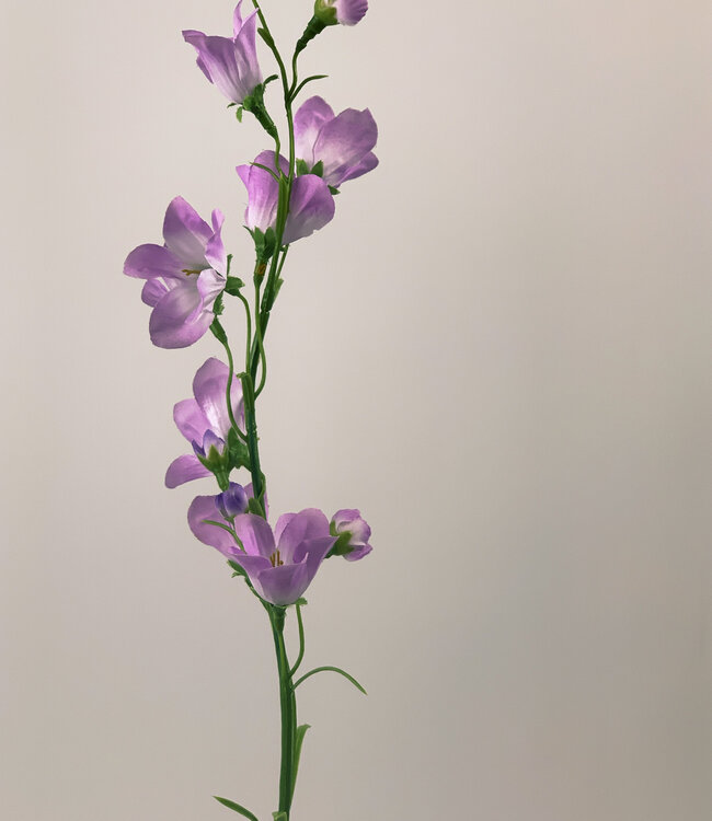 Purple Campanula | Silk artificial flower | Length 66 centimeters