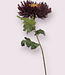 Bordeaux red Chrysanthemum | Silk artificial flower | Length 65 centimeters