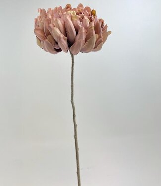 Silk Flowers by JJ Lila Chrysant | zijden kunstbloem | 57 centimeter