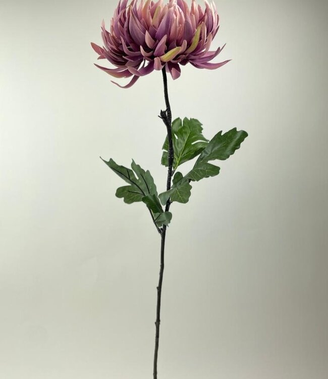 Lilac Chrysanthemum | Silk artificial flower | Length 82 centimeters