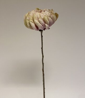 Silk Flowers by JJ Roze Chrysant | zijden kunstbloem | 57 centimeter