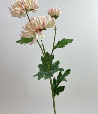 Chrysanthème rose | fleur artificielle en soie | 60 centimètres