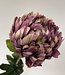 Chrysanthème rose | Fleur artificielle en soie | Longueur 76 centimètres