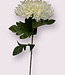 White Chrysanthemum | Silk artificial flower | Length 65 centimeters