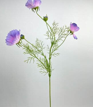 Silk Flowers by JJ Paarse Cosmea | zijden kunstbloem | 90 centimeter