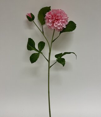 Silk Flowers by JJ Roze Dahlia | zijden kunstbloem | 60 centimeter