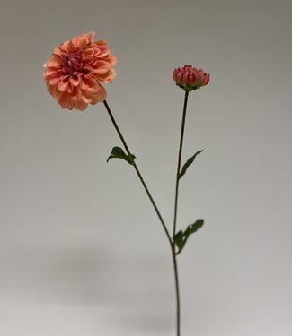 Rosa Dahlie | Kunstblume aus Seide | 63 Zentimeter