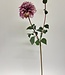 Roze Dahlia | Zijden kunstbloem | Lengte 75 centimeter