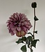 Roze Dahlia | Zijden kunstbloem | Lengte 75 centimeter