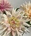 Mélange de Dahlia rose | Fleur artificielle en soie | Longueur 67 centimètres