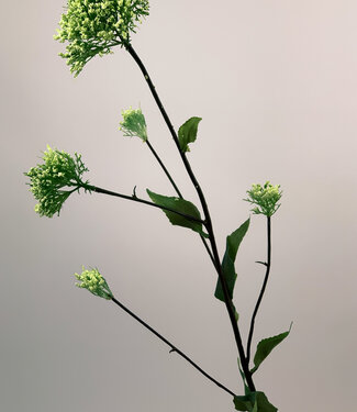 Silk Flowers by JJ Crèmekleurig Duizendblad | zijden kunstbloem | 80 centimeter