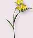 Freesia jaune | Fleur artificielle en soie | Longueur 66 centimètres