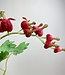 Red Broken Heart | Silk artificial flower | Length 62 centimeters