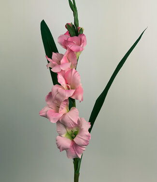 Silk Flowers by JJ Roze Gladiool | zijden kunstbloem | 83 centimeter