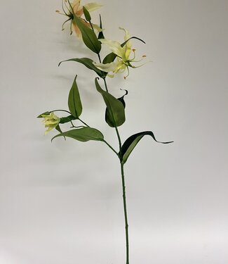 Silk Flowers by JJ Gelbe Gloriosa | Kunstblume aus Seide | 76 Zentimeter