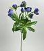 Blue Helleborus | Silk artificial flower | Length 45 centimeters