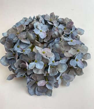 Blauer Hortensienkranz | Kunstblume aus Seide |