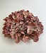 Bordeaux red Hydrangea wreath | Silk artificial flower | Length