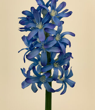 Blauwe Hyacint | zijden kunstbloem | 27 centimeter
