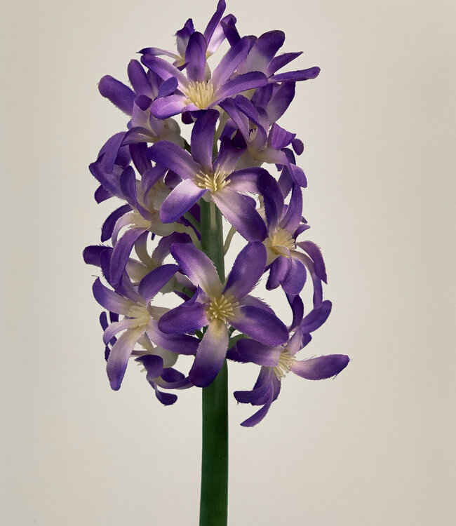Purple Hyacinth | Silk artificial flower | Length 27 centimeters