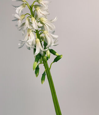 White Hyacinth | silk artificial flower | 57 centimeters