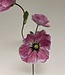 Fuchsia Mohn | Kunstblume aus Seide | Länge 71 Zentimeter