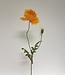 Orange Poppy | Silk artificial flower | Length 65 centimeters