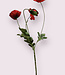Red Poppy X4 | Silk artificial flower | Length 60 centimeters