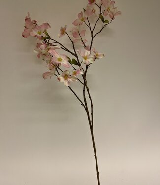 Roze Kornoelje | zijden kunstbloem | 83 centimeter