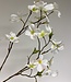 Weißer Hartriegel | Kunstblume aus Seide | Länge 83 Zentimeter
