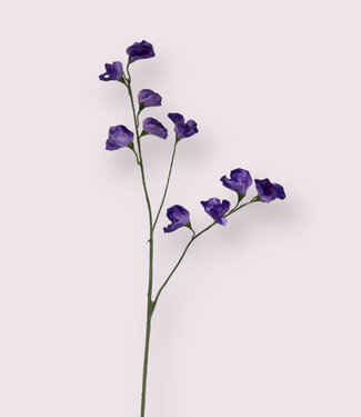 MyFlowers Purple Lathyrus | silk artificial flower | 64 centimeters